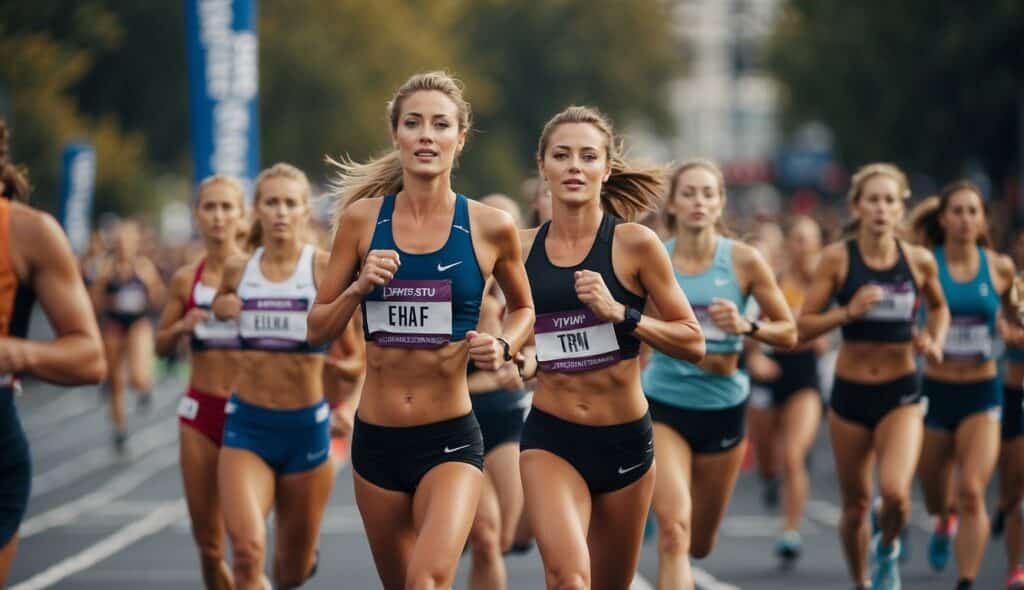 Significant female long-distance runners and events